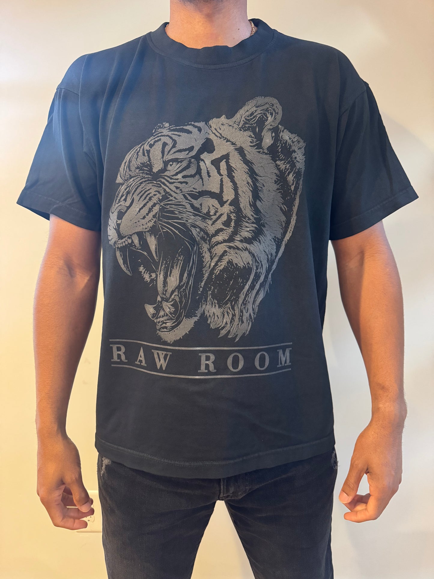 Heavy Black Tiger Tee - PREORDER