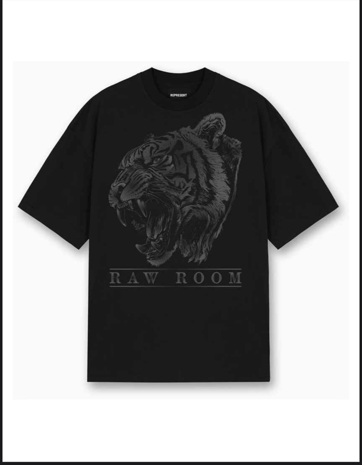 Heavy Black Tiger Tee - PREORDER